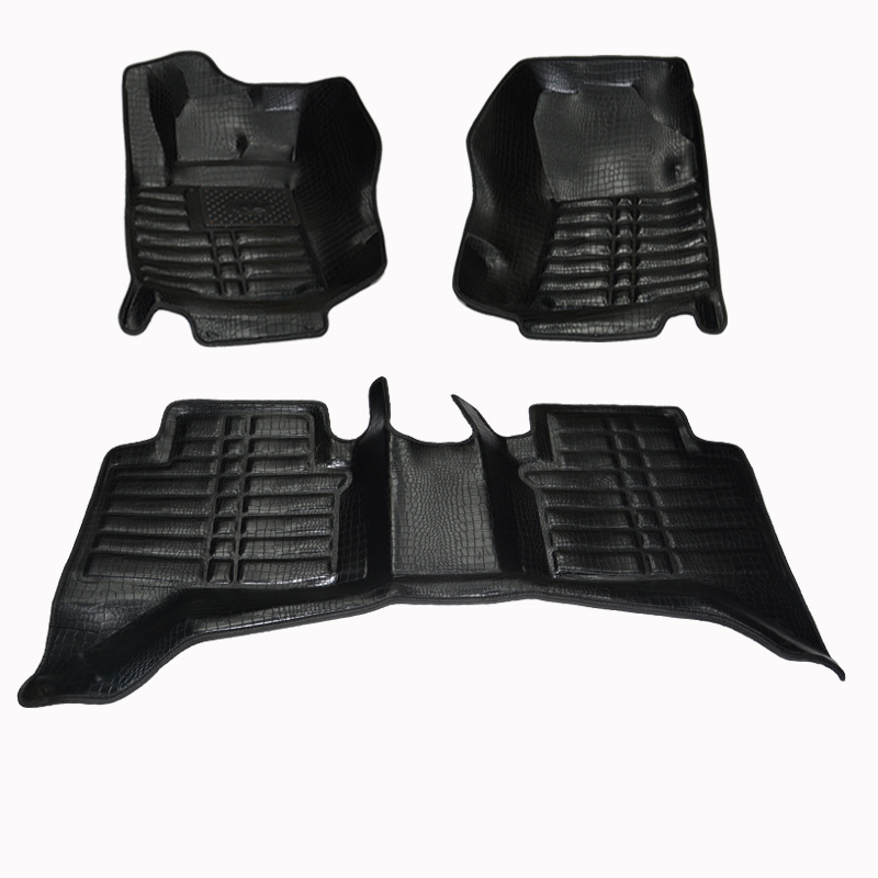 PVC car mats full set 3pcs per set car flooring mats 