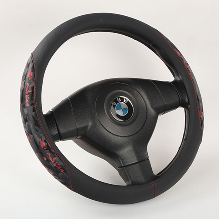 Promotion Wholesale Universal  PU leather Car Steering Wheel Cover