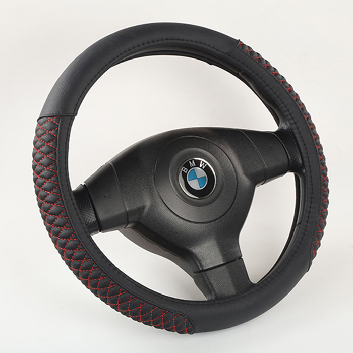 Wholesale PU Leather Anti-slip Car Steering Wheel Cover