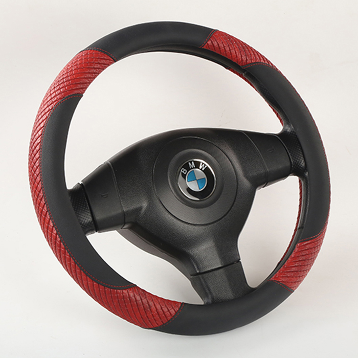 Factory Supply New Design PU copy leather Hotsale Car Steering Wheel Cover
