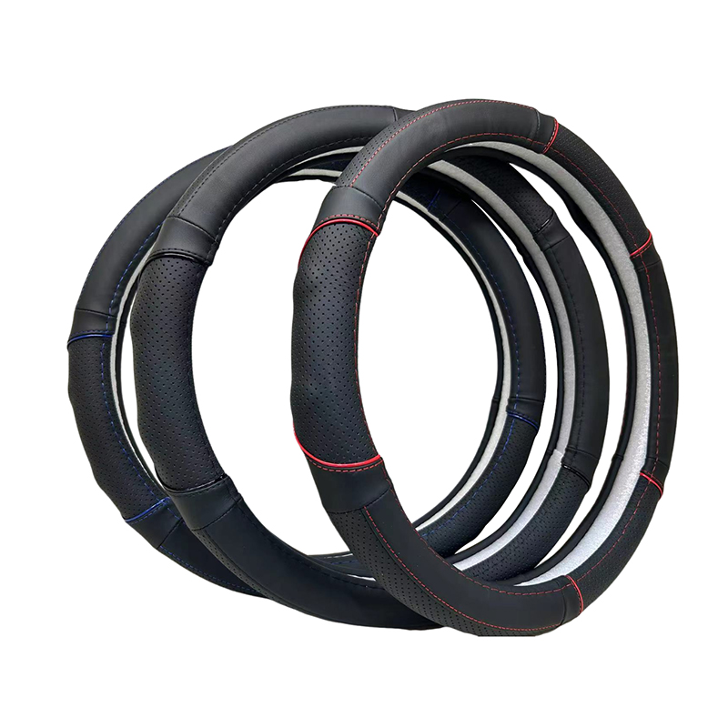 Universal Genuine Leather steering wheel cover 