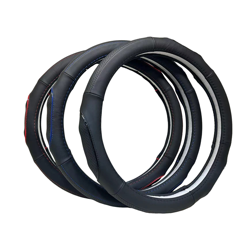 Universal Genuine Leather steering wheel cover 