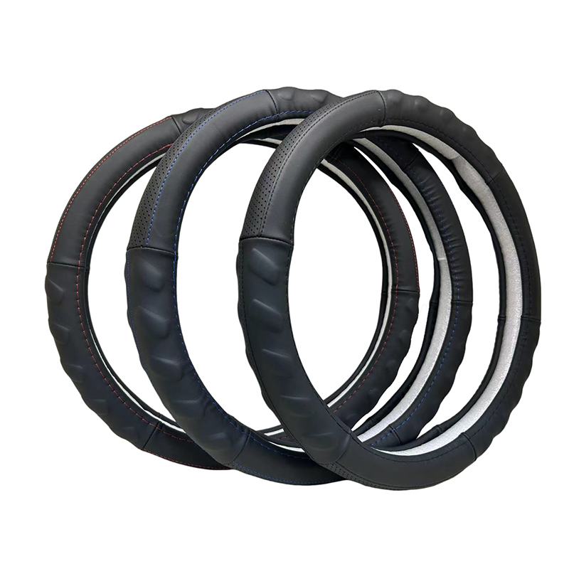 Universal Genuine Leather steering wheel cover