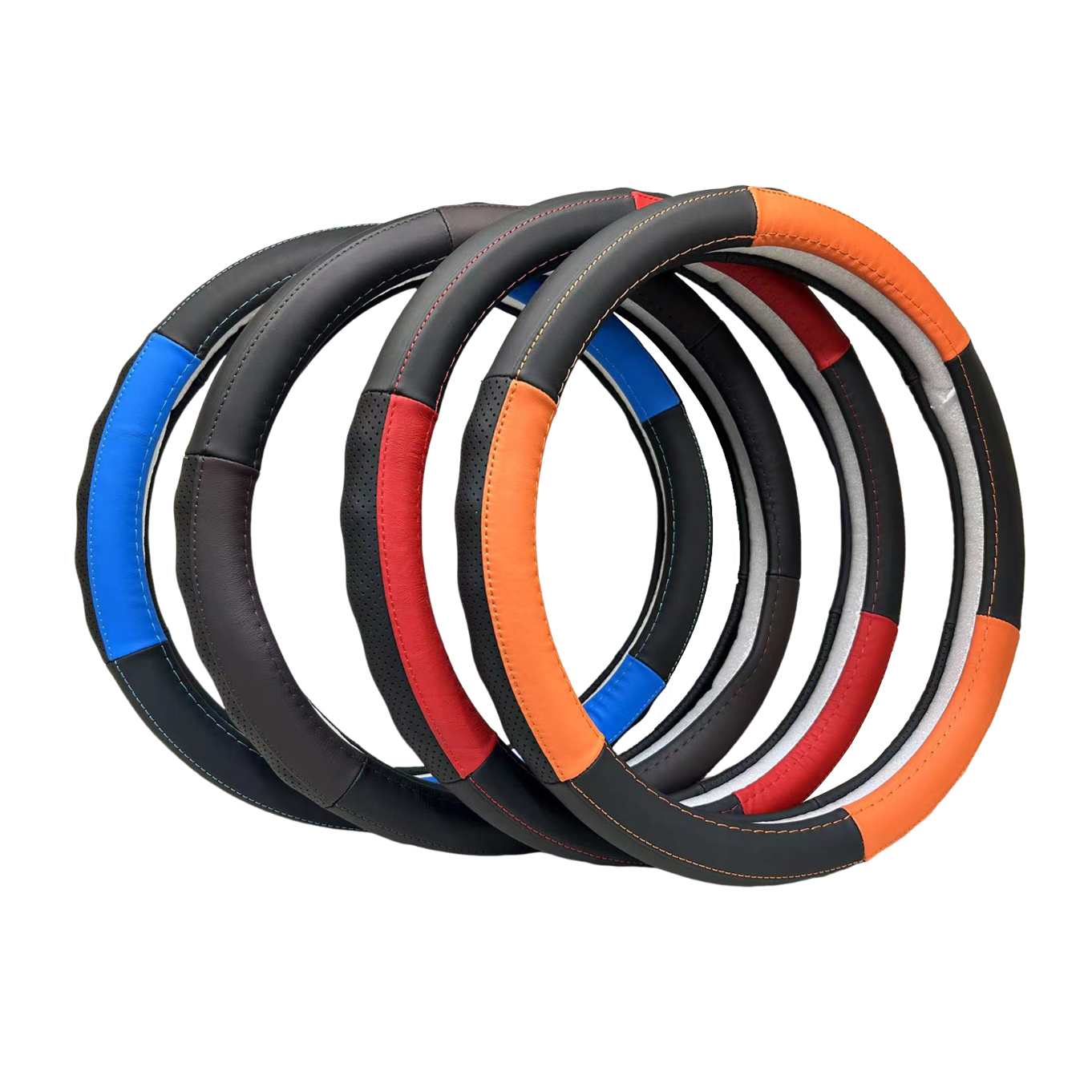 Universal Genuine Leather steering wheel cover  