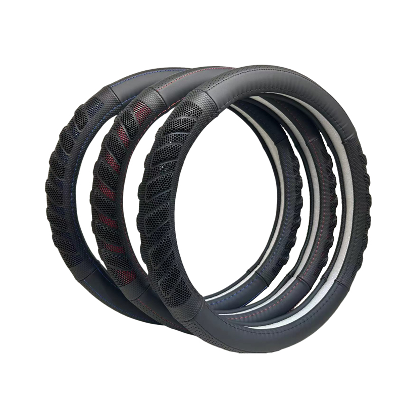 Universal Genuine Leather steering wheel cover