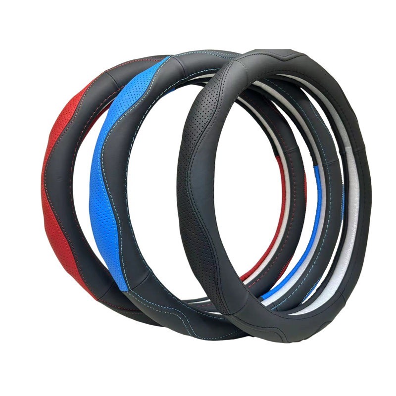 Universal Genuine Leather steering wheel cover 