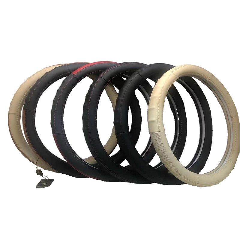 Universal Genuine Leather steering wheel cover