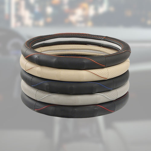 Universal Steering wheel cover  breathable genuine leather